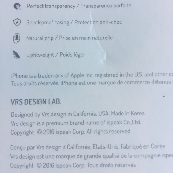 iPhone 7 Crystal Mixx Design clear case NIB - Picture 7 of 7